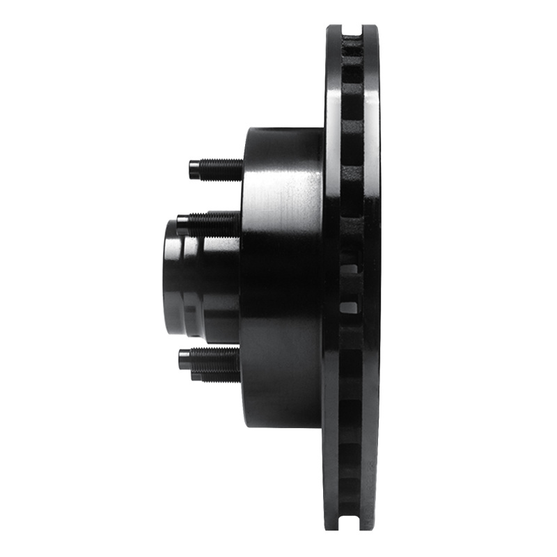 Ford Ranger Brake Rotor (1) - Front Right - R1 Concepts - Drilled & Slotted - Black - `98-`02